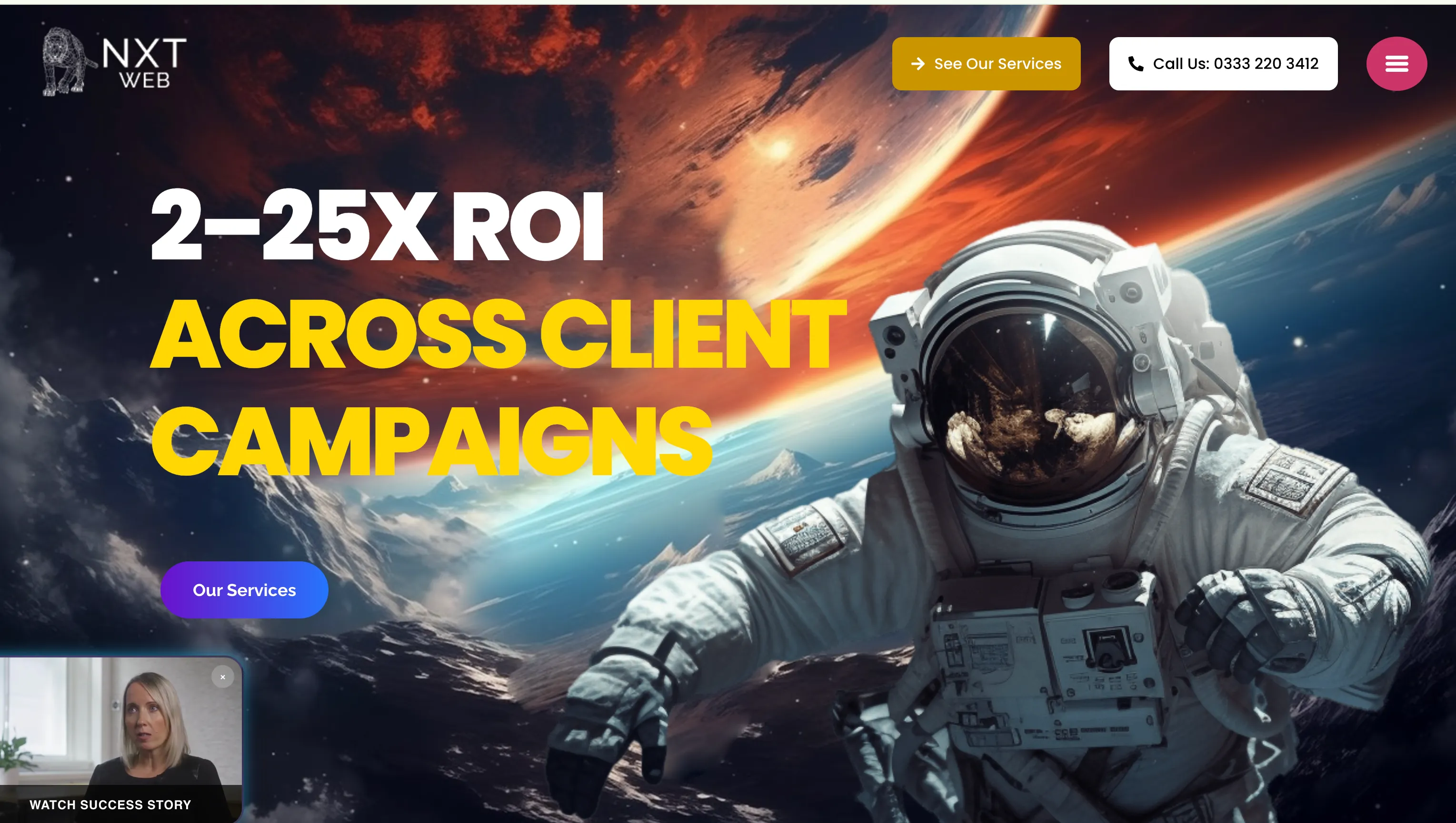 NXTWEB homepage