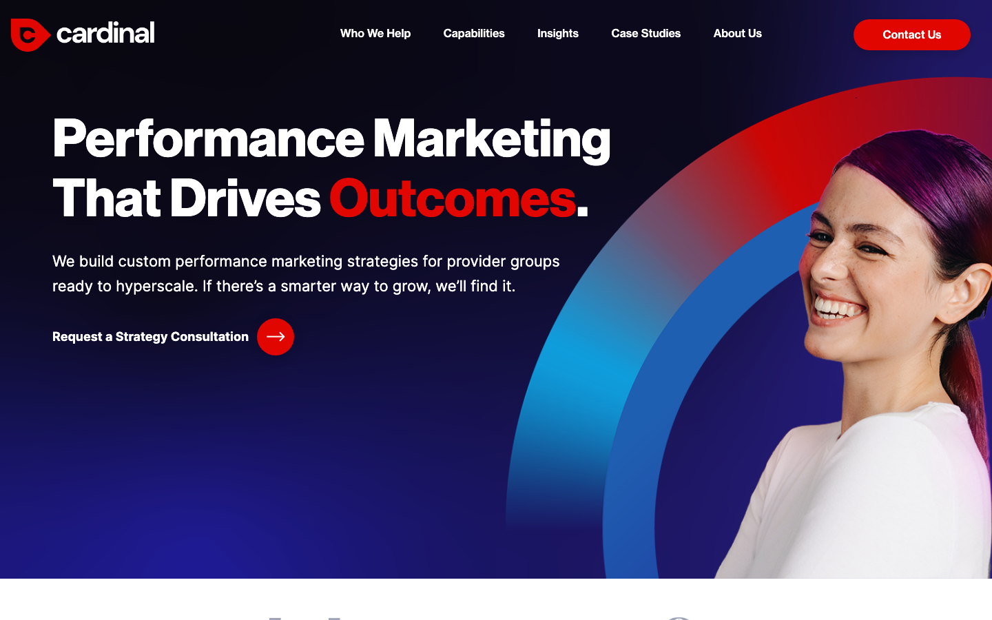 Cardinal Digital Marketing homepage