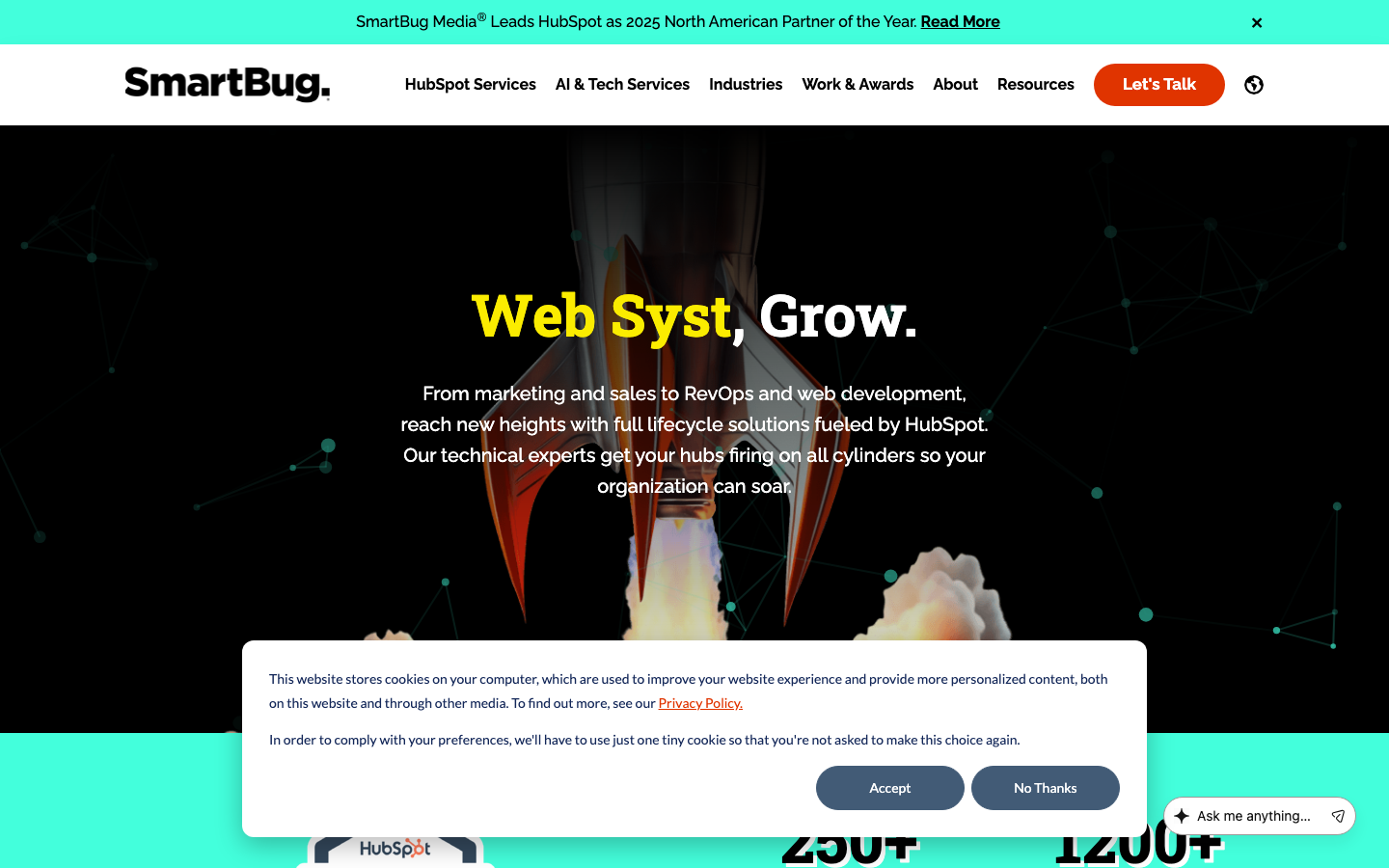 SmartBug Media homepage